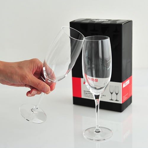 Jogo 2 Taças Para Champanhe Italiana Alessi  250ML