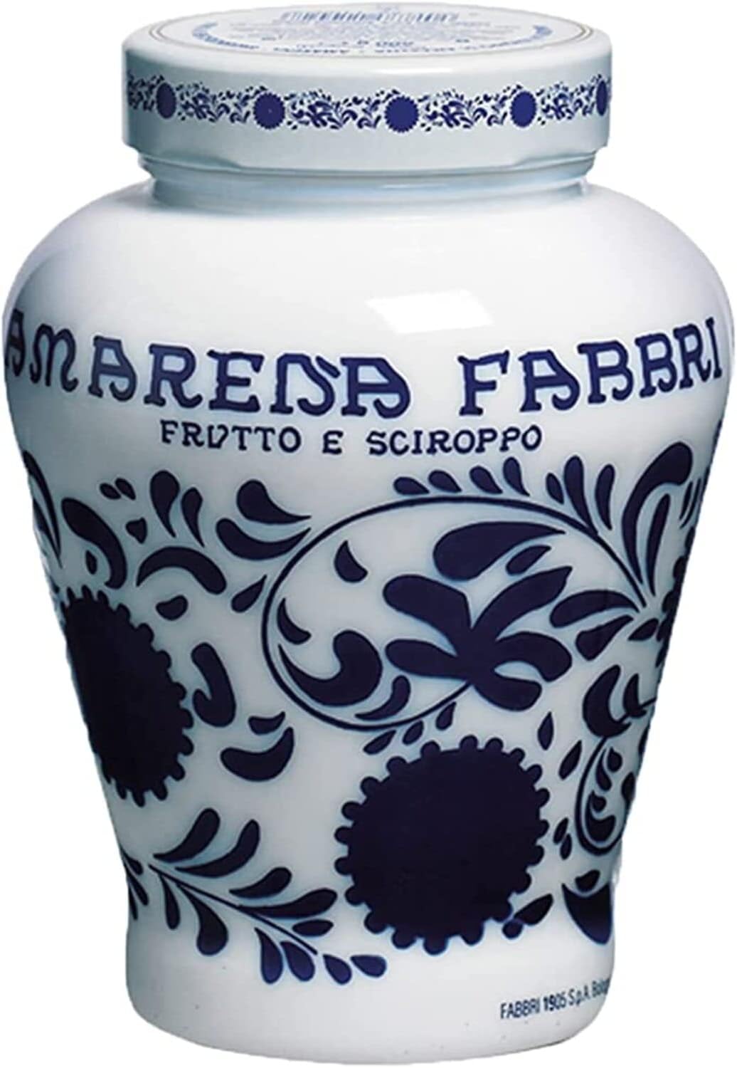 Fruto Italiano Amarena Fabbri Cereja em Calda Cerâmica Opaline 600g