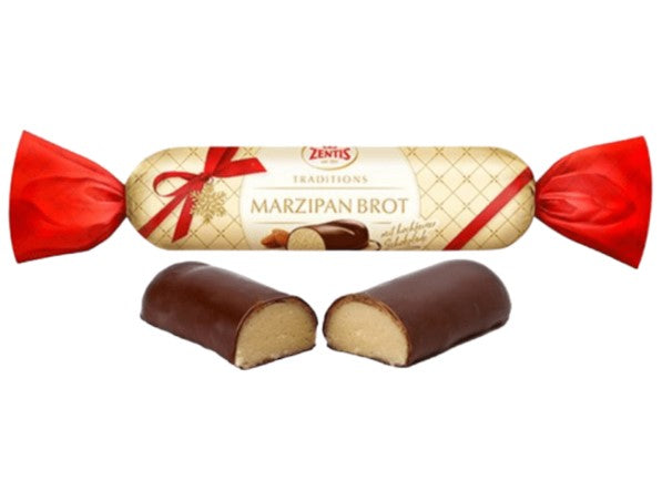 Baguete Alemão Marzipan Zentis coberto com Chocolate Puro 100g