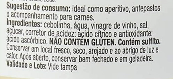 Cebolinha Italiana La Pastina em Vinagre de Vinho 180g