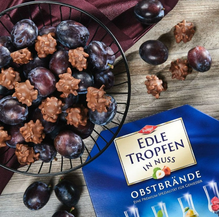 Bombons Alemão de Licor e Avelã Trumpf Edle Tropfen Obstbrande 250g