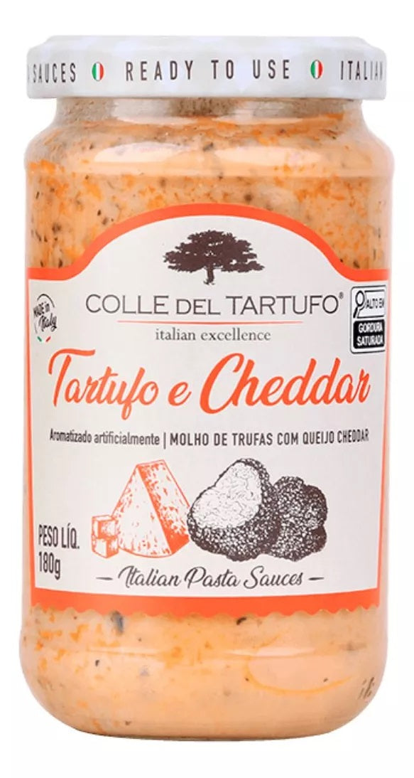 Molho Italiano Colle del Tartufo Cheddar Trufado 180g