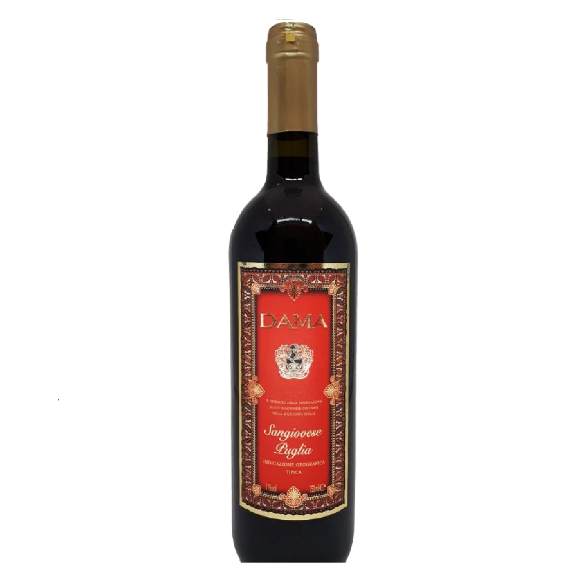 Vinho Italiano Sangiovese Puglia IGT Dama 750ml