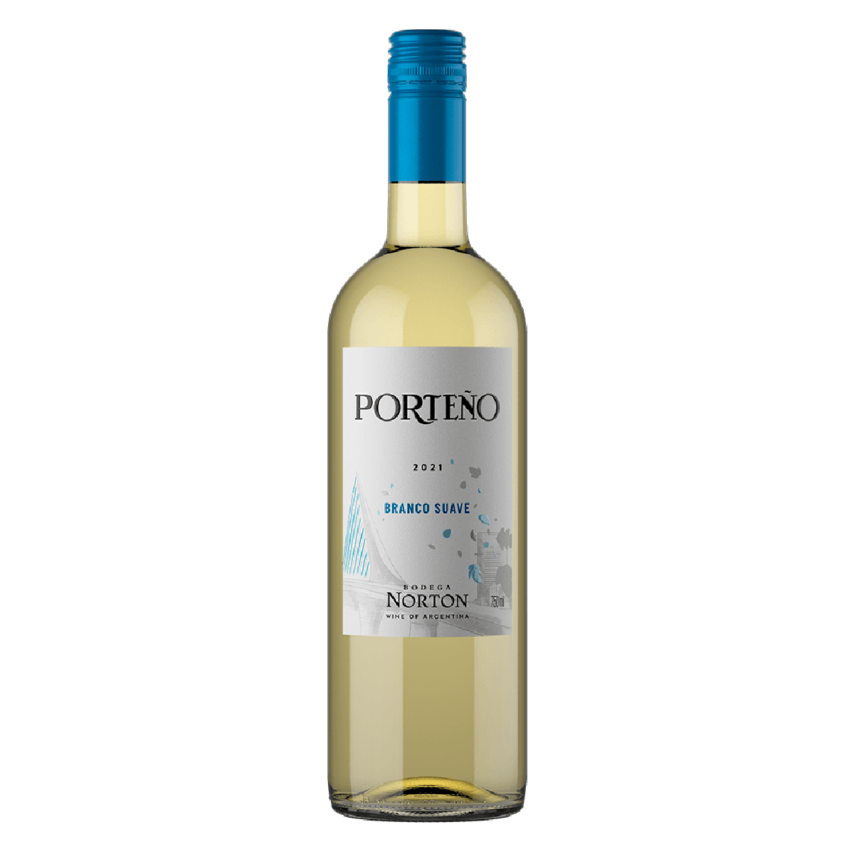 Vinho Argentino Branco Porteno Suave 750ML