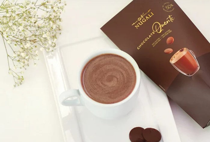 Pastilha Para Chocolate Quente  Nugali 50% Cacau 200g