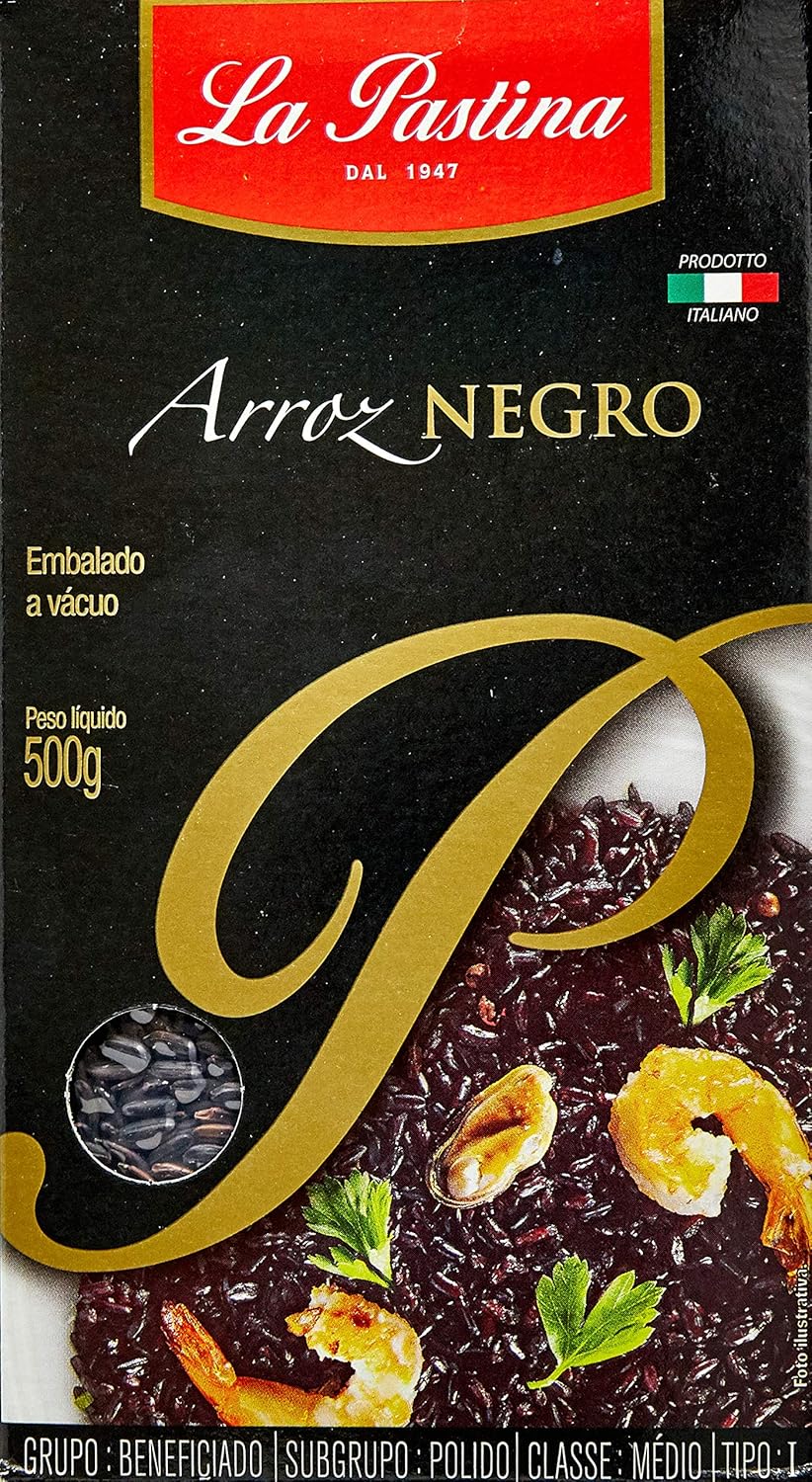 Arroz Italiano La Pastina Negro 500g