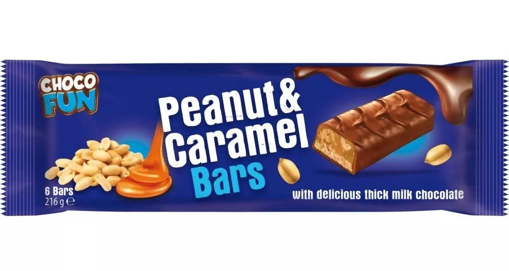 Chocolate Alemão Fun Peanut Caramel (6x36g) 216g