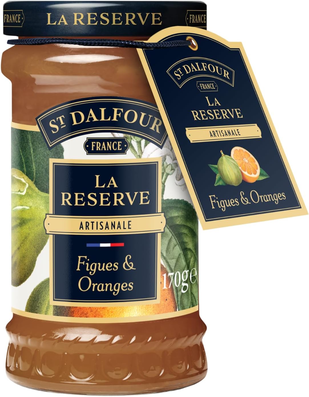 Geleia Francesa de Figo & Laranja Sem Açucar La Reserve St Dalfour 170g