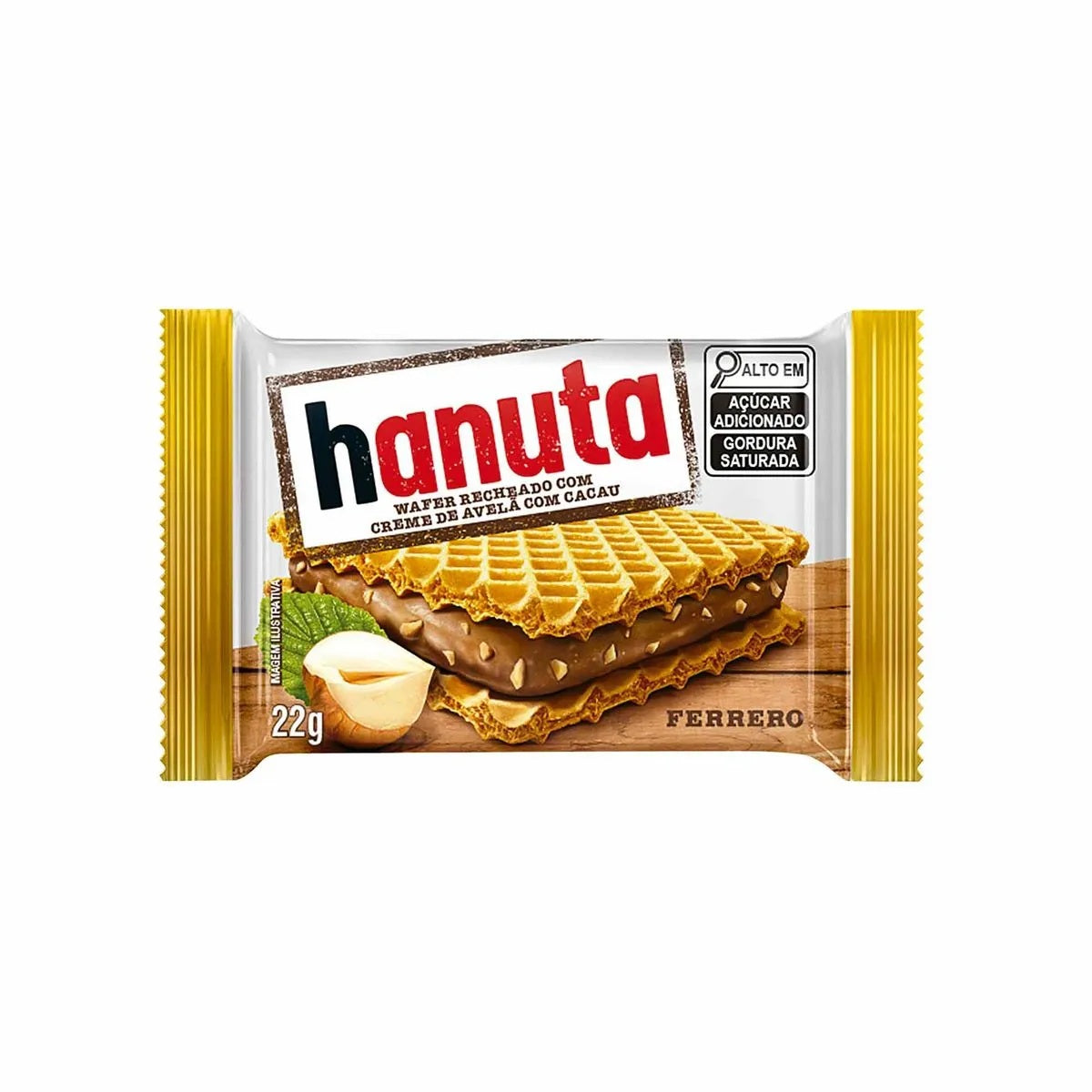 Hanuta Wafer Recheado com Avelã 22g