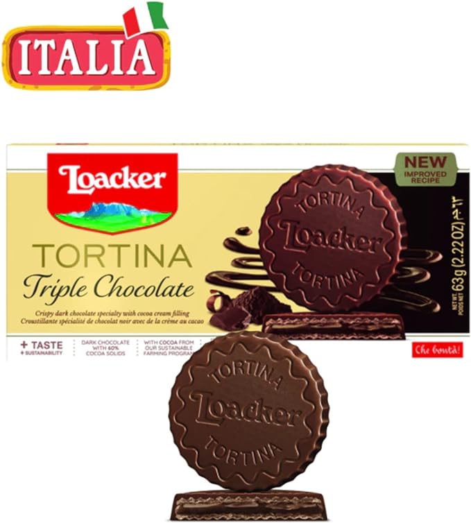 Biscoito Italiano Loacker Tortina Original 63g