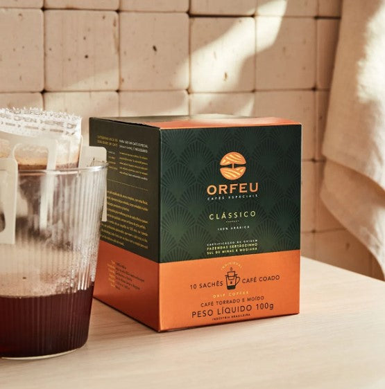 Café Orfeu  Drip Coffee Clássico Com 10 Unidades