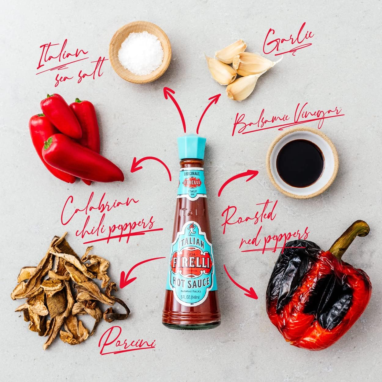 Molho Italiano de Pimenta Original Firelli 148ml