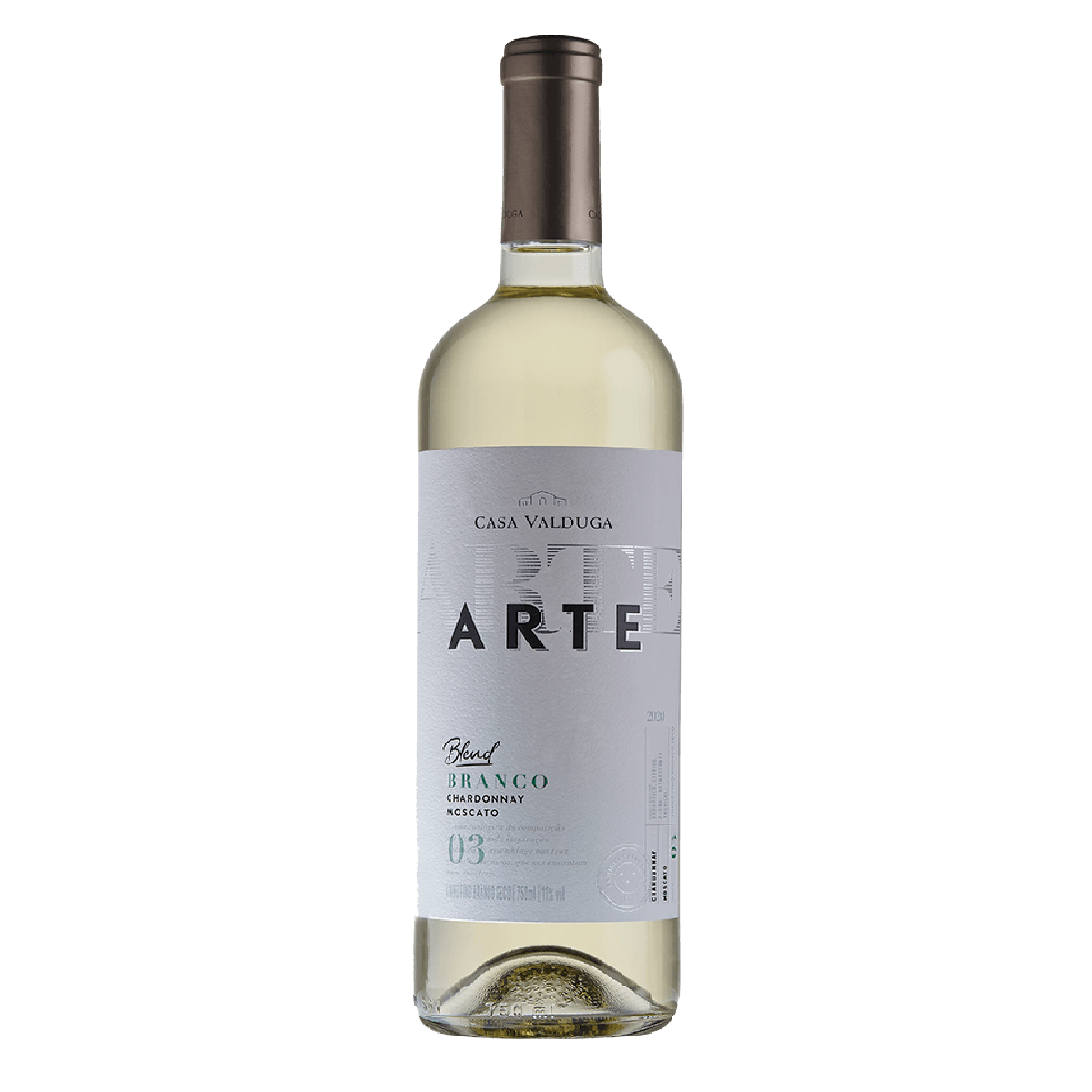 Vinho Brasileiro Branco Casa Valduga Arte Chardonnay e Moscato 750ml