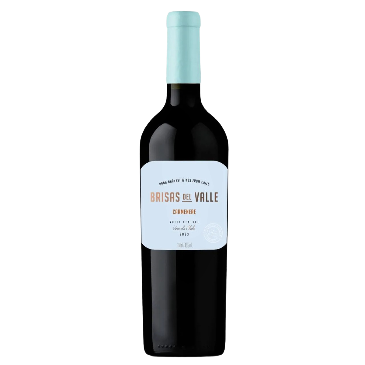 Vinho Chileno Fino Tinto Seco Brisas del Valle Carmenere 750ml