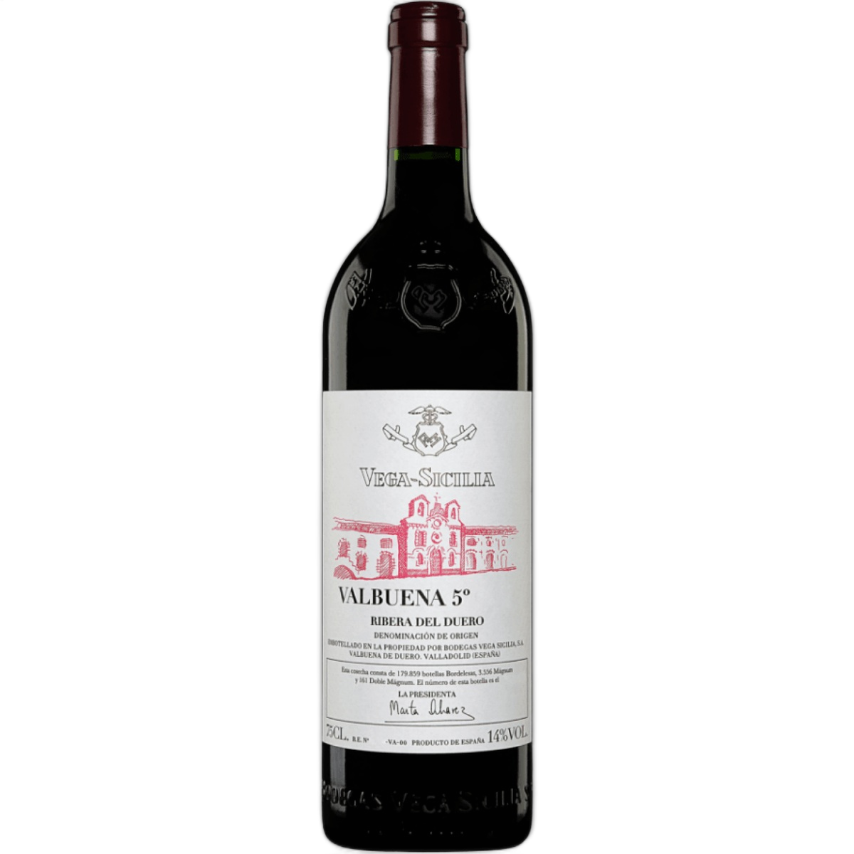Vinho Tinto Espanhol Vega Sicilia Valbuena 5° Año 2019 750ml