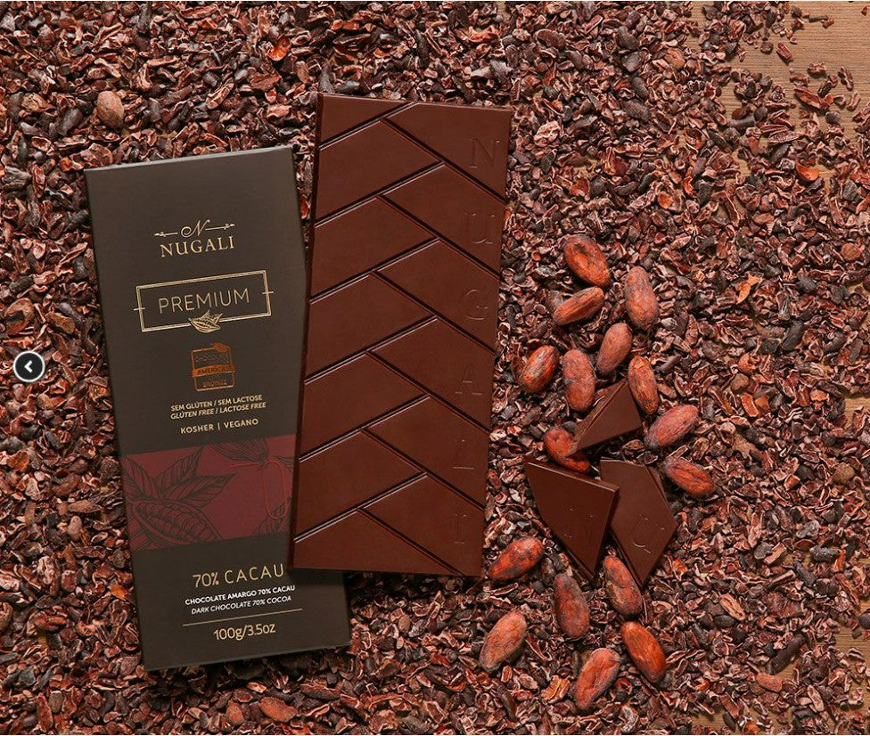 Tablete Chocolate Nugali Amargo 70% 100g