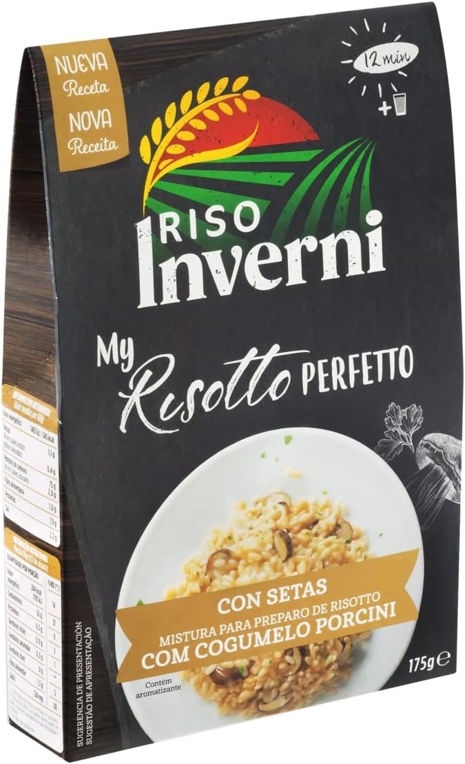 Risoto Italiano Cogumelos Porcini Riso Inverni 175g