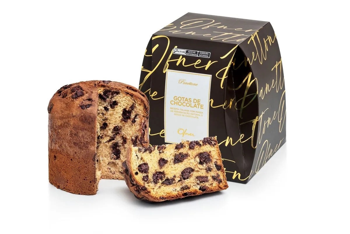 Panettone Brasileiro com Gotas de Chocolate Ofner 700g