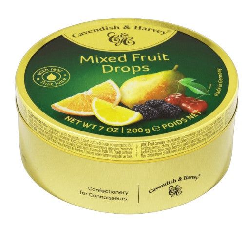 Bala Alemã Cavendish e Harvey Mixed Fruit 200g