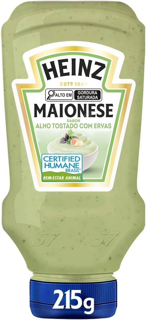 Maionese Heinz  Alho de com Ervas 215g