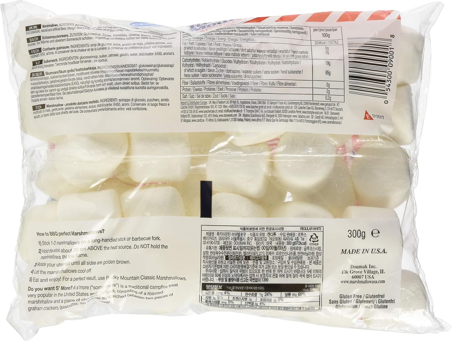 Marshmallow Americano Rocky Mountain Regular Branco 300g