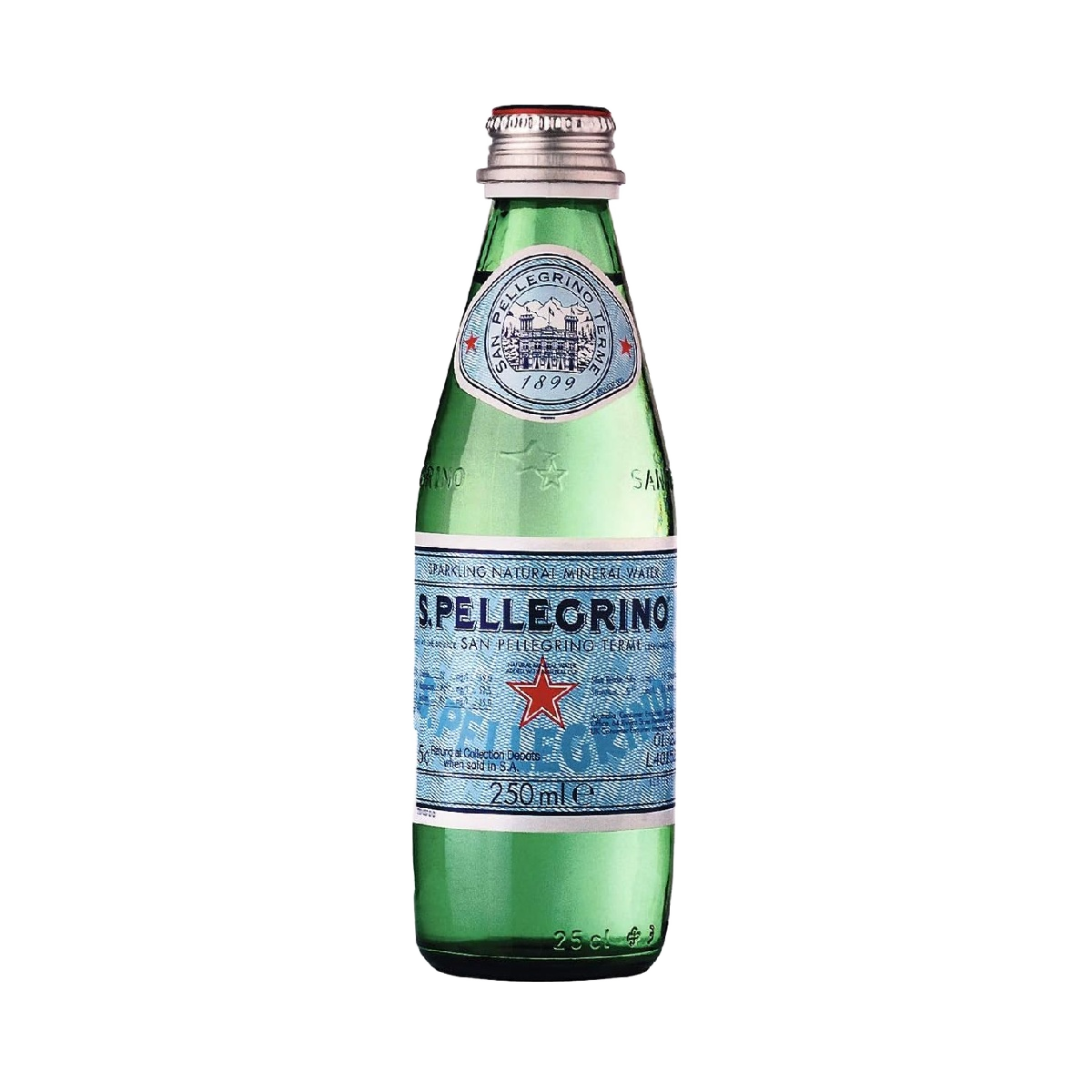 Água Gaseificada Italiana San Pellegrino Vidro 250ml