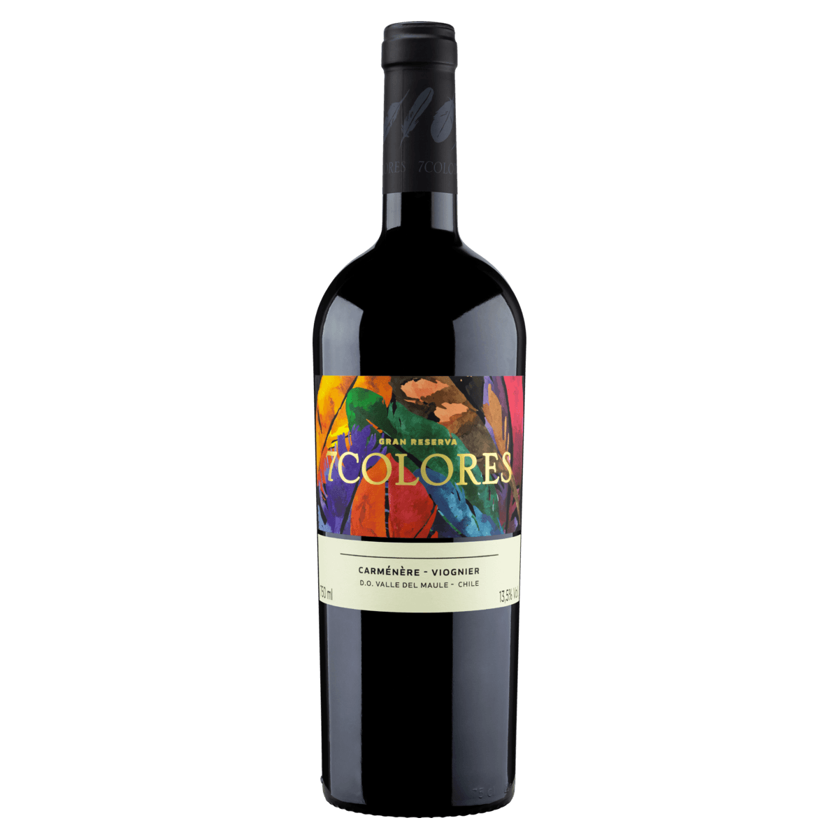 Vinho Tinto Chileno Gran Reserva 7 Colores carménère viognier 750ml