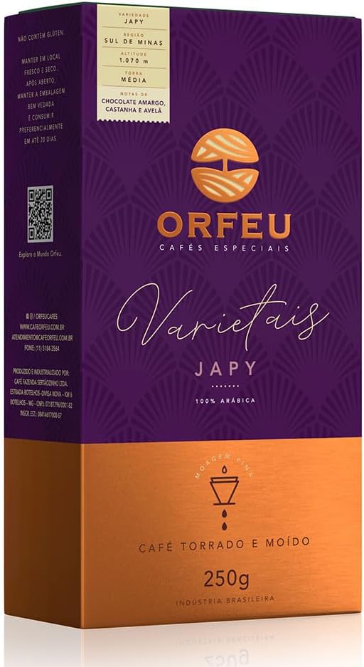 Café Mineiro Orfeu Torrado e Moído Japy 250g